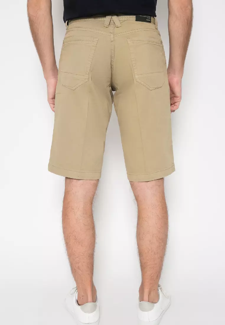 LGS - Celana Chino Pendek - Krem - Motif Polos - Regular Fit - CSP.777P.003.935.C