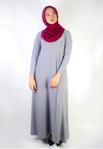 Buy Zaryluq Maxi Dress In Ash Grey 2021 Online Zalora Singapore