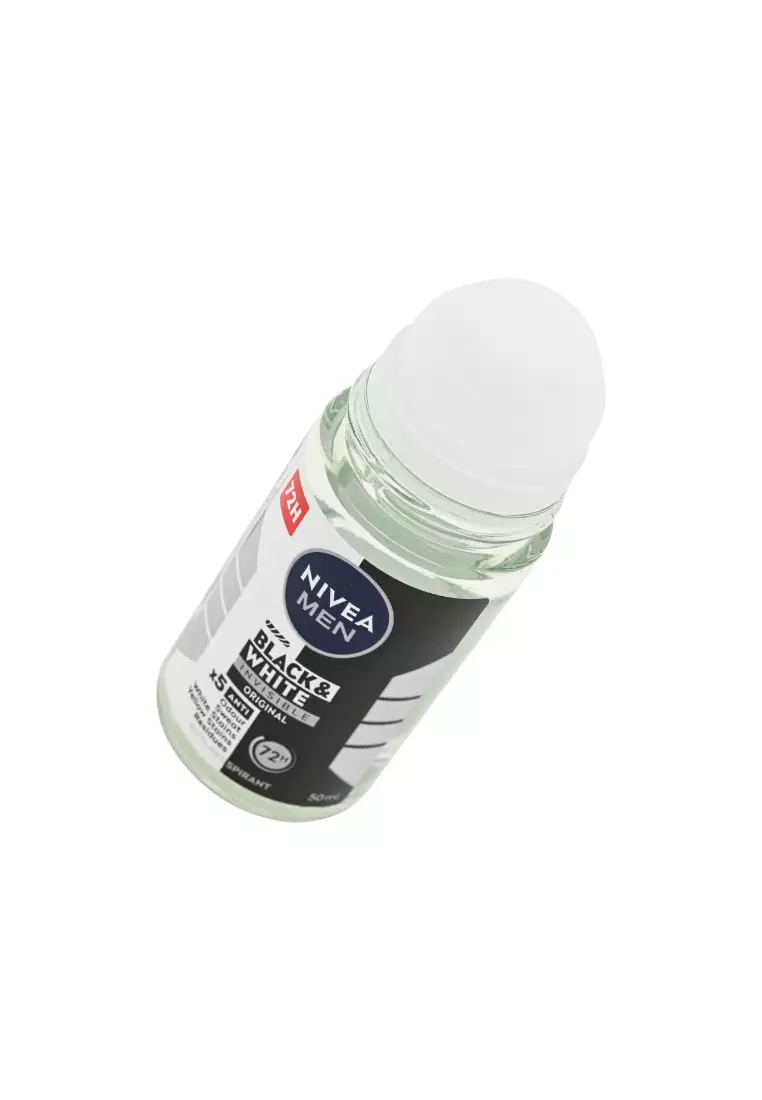 NIVEA Invisible For Black & White Power Deodorant Roll On 50ml