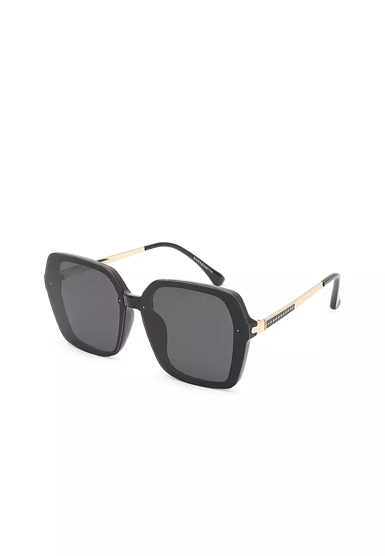 Unisex Fashion Sunglasses - Glossy Black / Grey