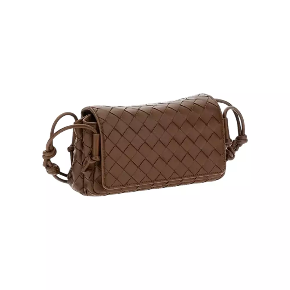 Notturno Shoulder Bag Leather Brown