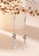 ZITIQUE silver Women's Sweet Bowknot & Water Droplet Hook Earrings - Silver 74C51ACB332076GS_3