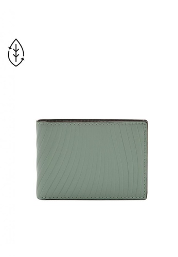Fossil green Bronson Front Pocket Wallet 272DBAC21141E5GS_1