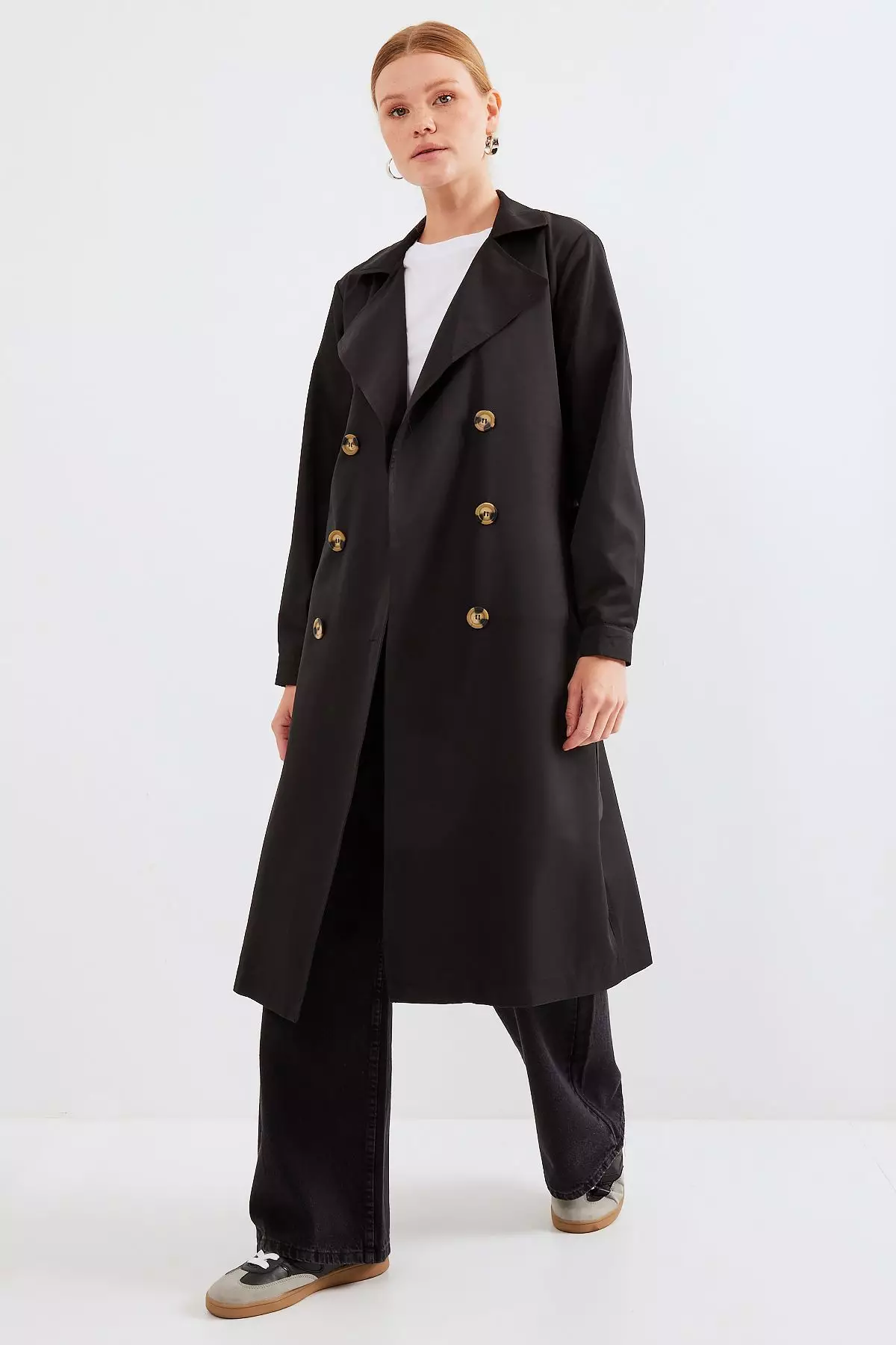 Double Breasted Trench Coat