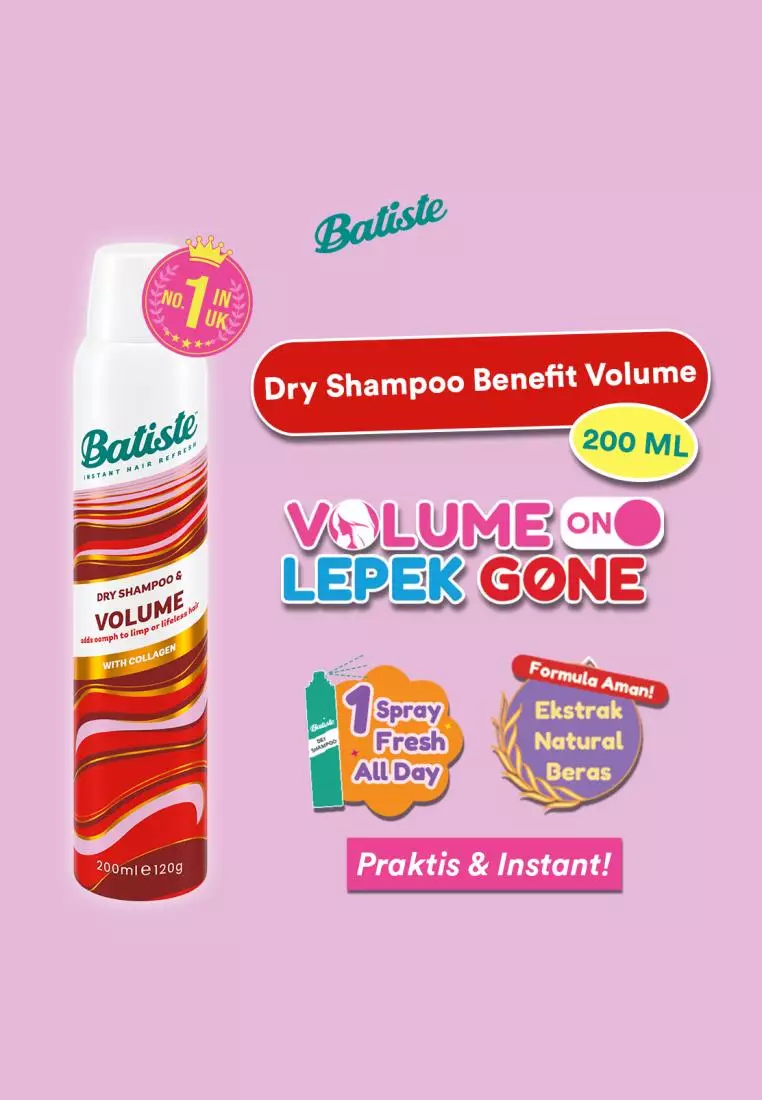 Batiste Benefit Dry Shampoo & Volume 200ml