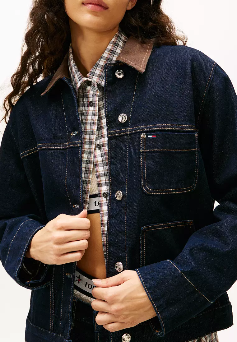 寬鬆牛仔工裝外套 - Tommy Jeans