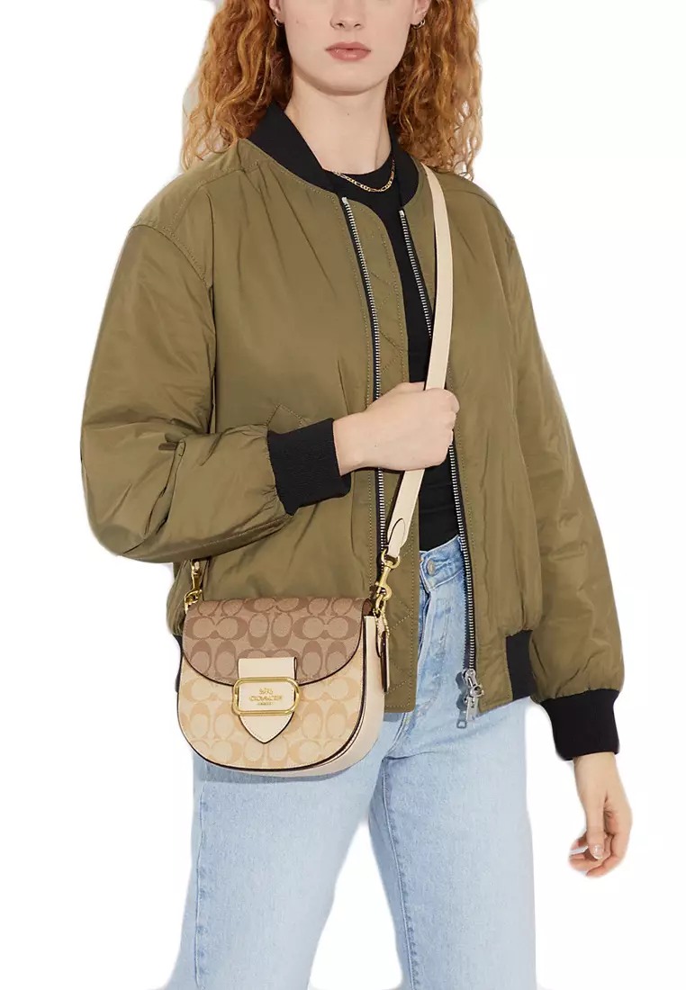 Coach light saddle 2025 bag