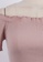 Crystal Korea Fashion pink Korean-made pink short-sleeved strapless slim stretch dress 2C3F8AA8318FD0GS_7