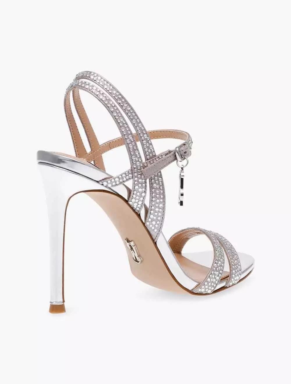 Steve Madden SURREALIST Women's Sandal Heels - Silver