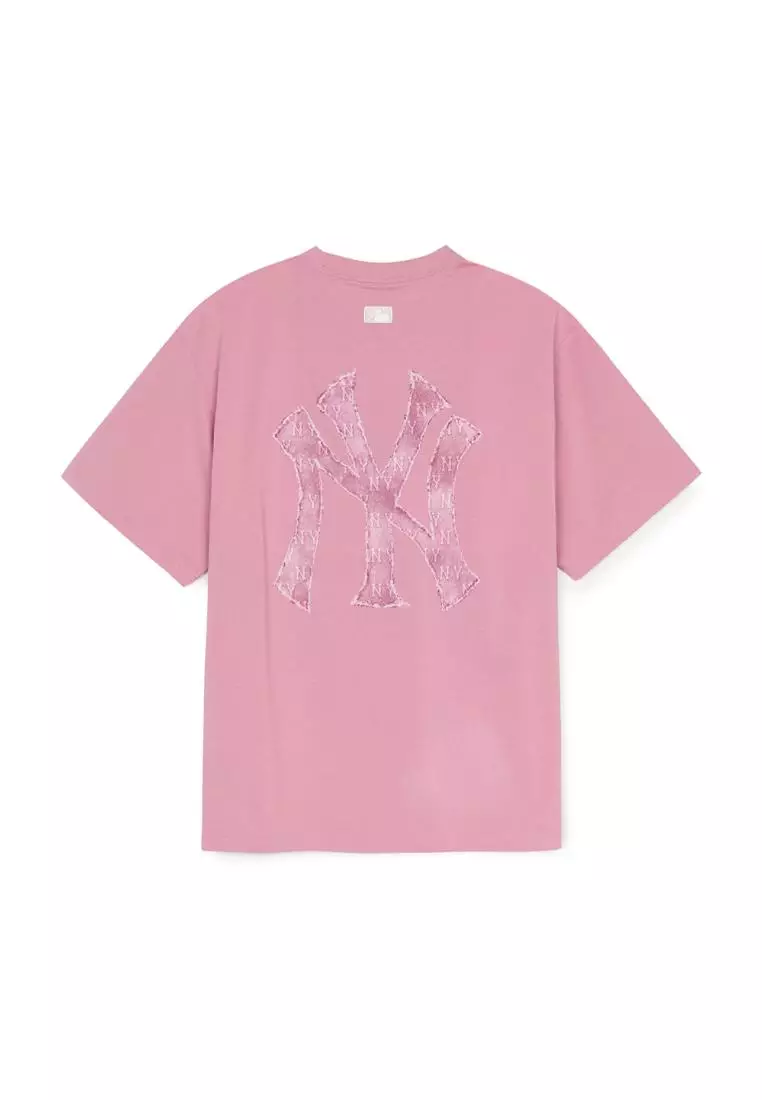 DENIMLIKE MONOGRAM BIG LUX OVER FIT T-SHIRTS NEW YORK YANKEES