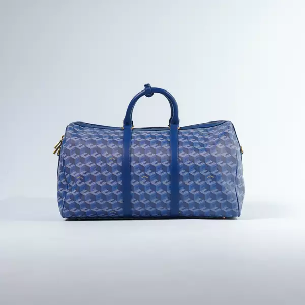 Tas CHRISTY NG ENZO BLUE DUFFLE BAG WITH LS LARGE 100% ORIGINAL