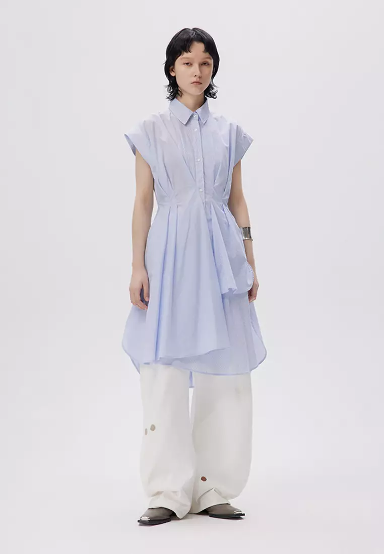 JNBY女士無袖長款連衣裙