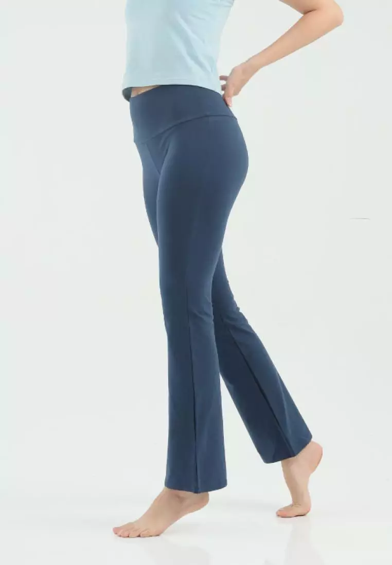 Voya Flare Pants, Celana Olahraga Wanita - Navy