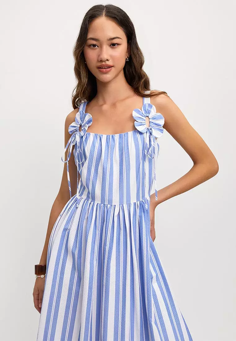 Floral Striped Dress