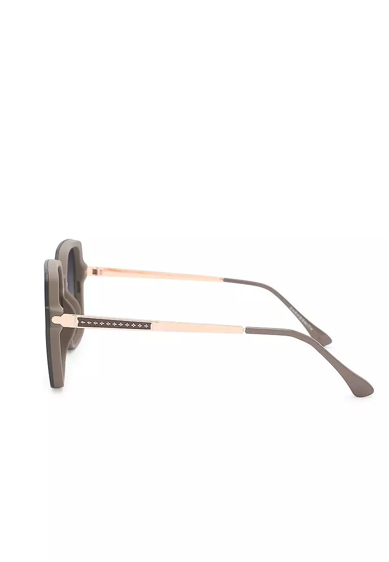 Unisex Fashion Sunglasses - Mauve Red
