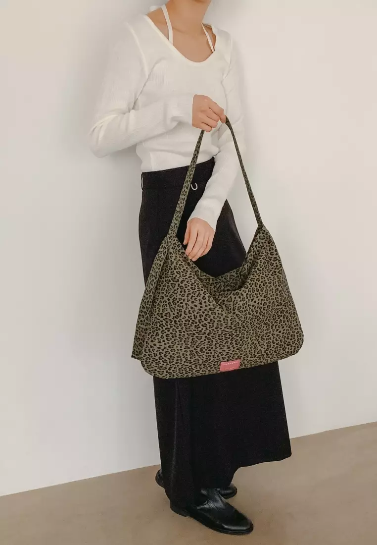 JEMMA Canvas Crossbody Bag Brown