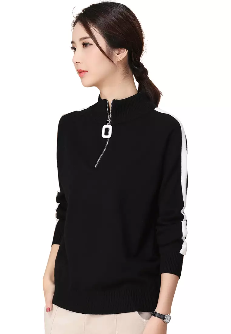 Girls high neck on sale sweater