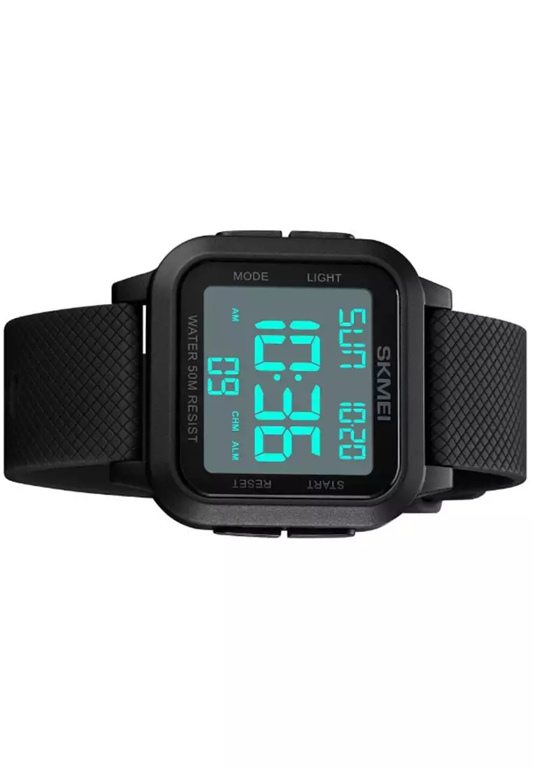Jam Tangan Digital Pria Waterproof Many Function Strap Tali Material Silicone GN90 ORIGINAL