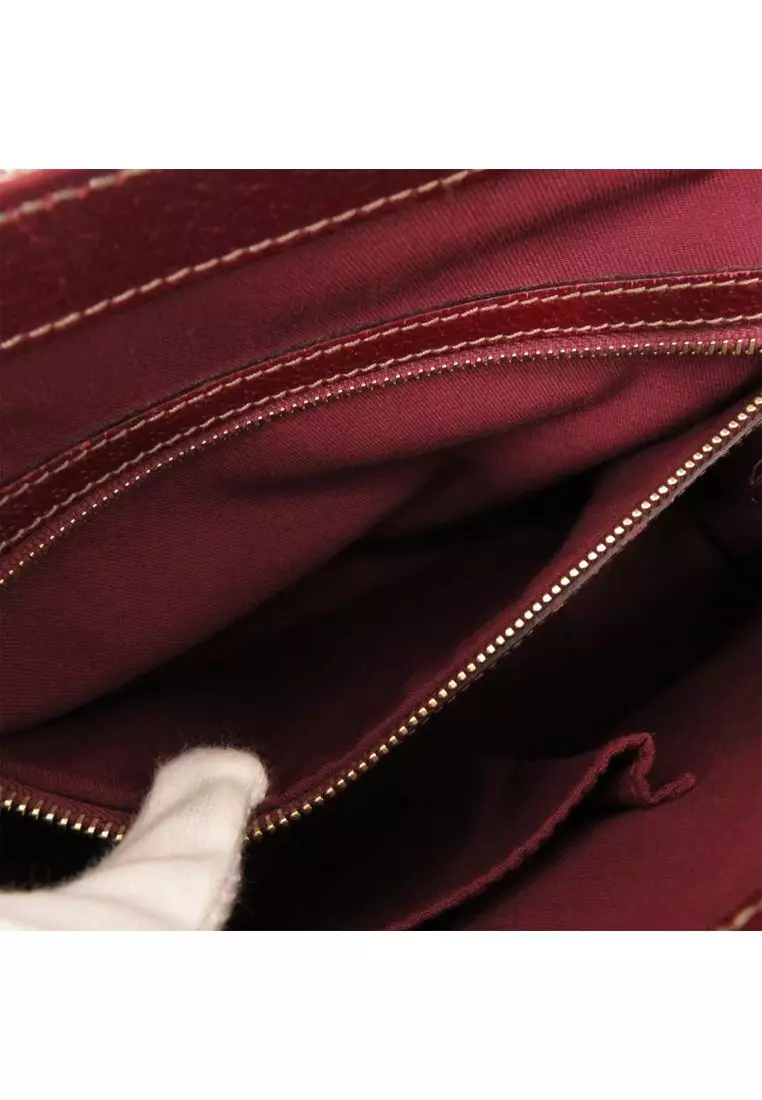 Pre-Loved Gucci Gg Canvas Nailhead Handbag