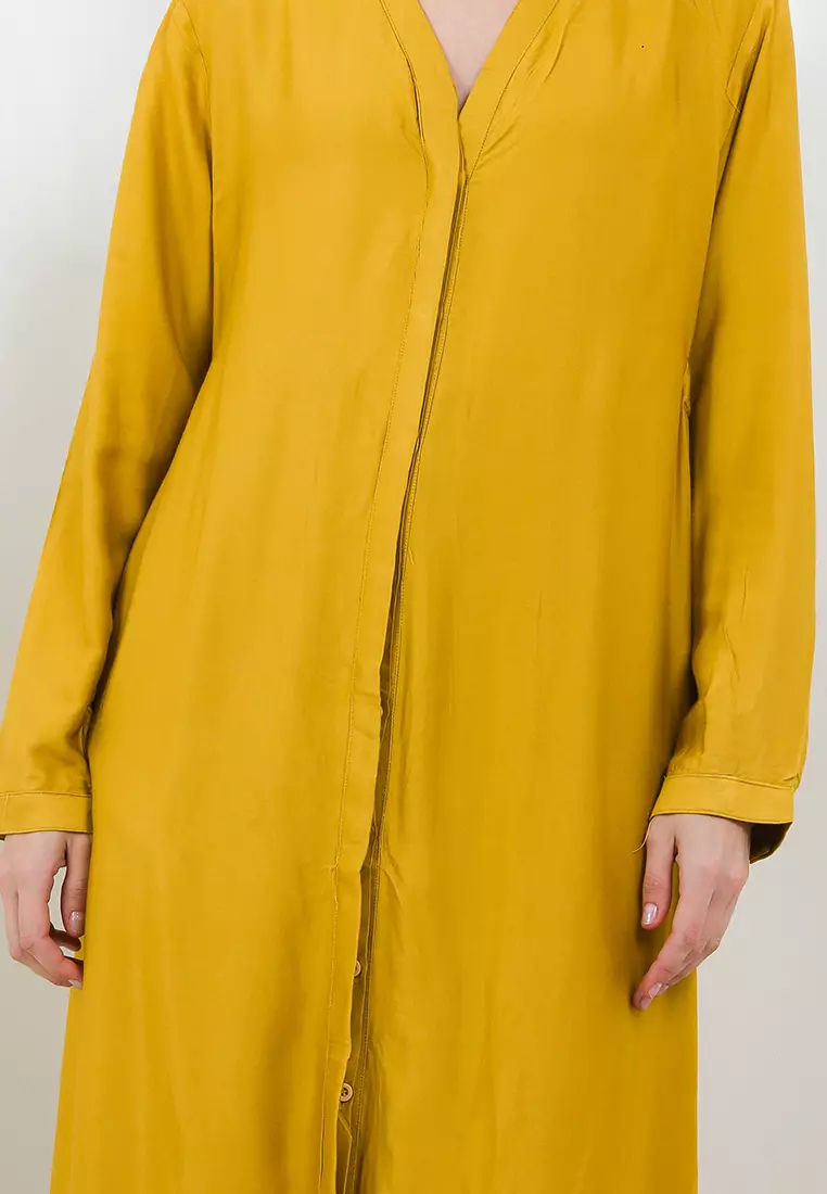 Signature Mireya Cordata Dress Hijau Olive