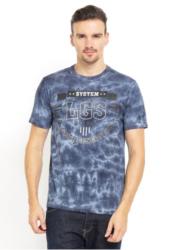Jual LGS LGS Slim Fit Kaos  Bergambar Semi Camouflage 