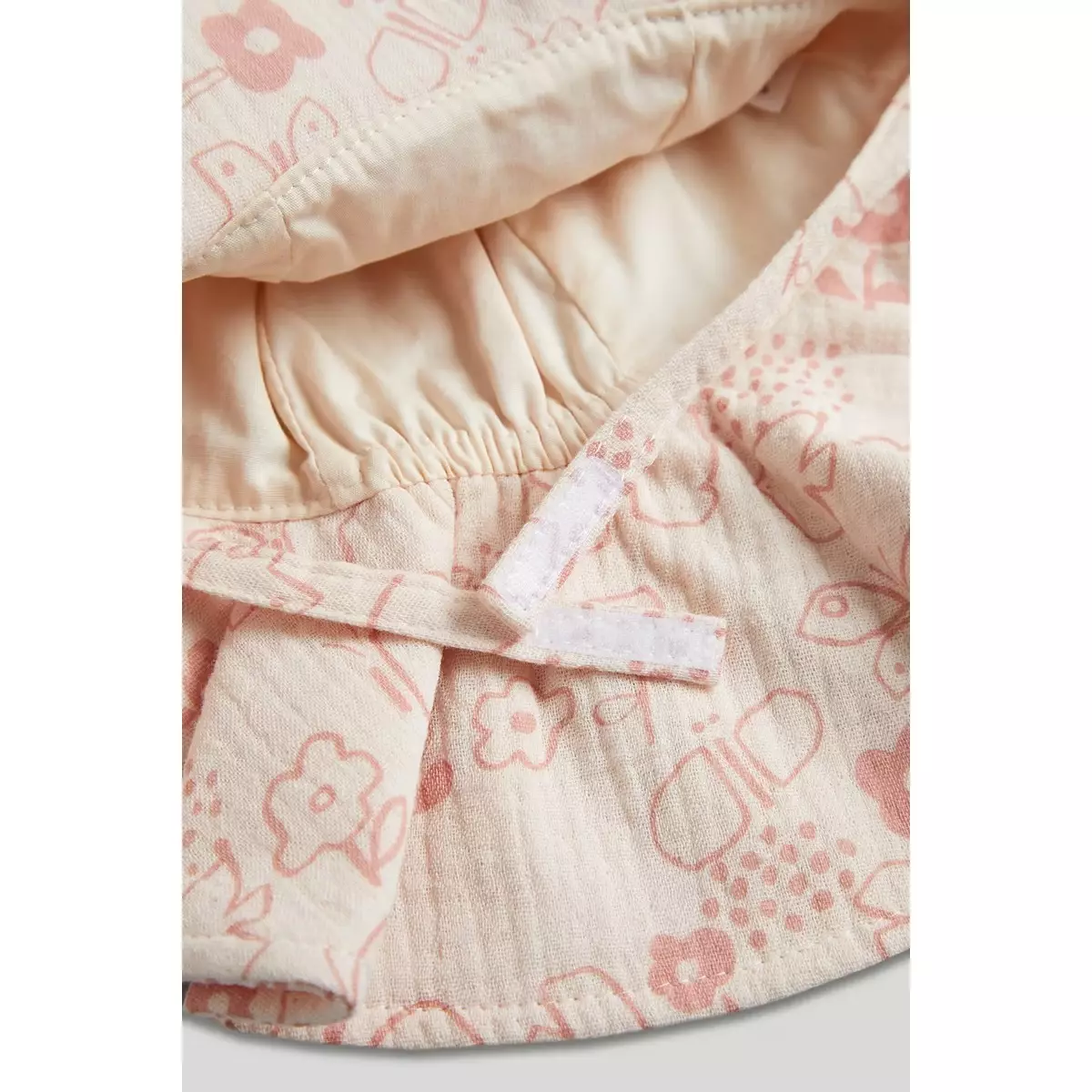 Mothercare Pink Floral UPF50+ Sun Hat - Topi Bayi Perempuan (Pink)