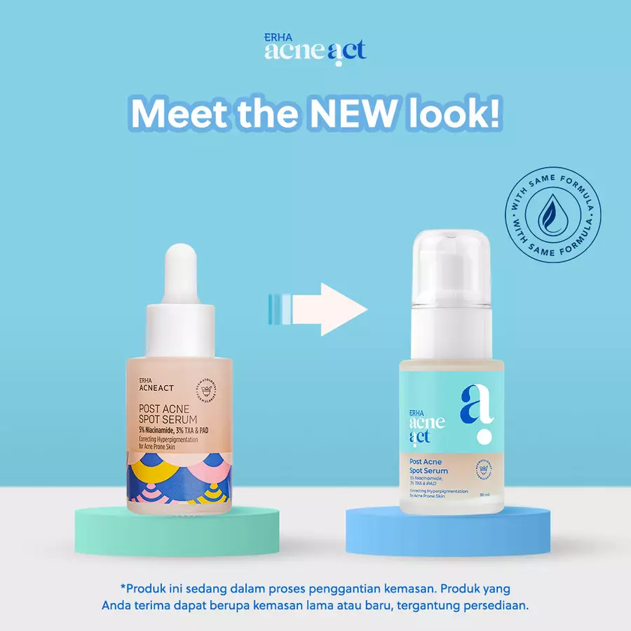 ERHA Acneact Post Acne Spot Serum 30ml - Serum Bekas Jerawat | Tranexamic Acid | Niacinamide