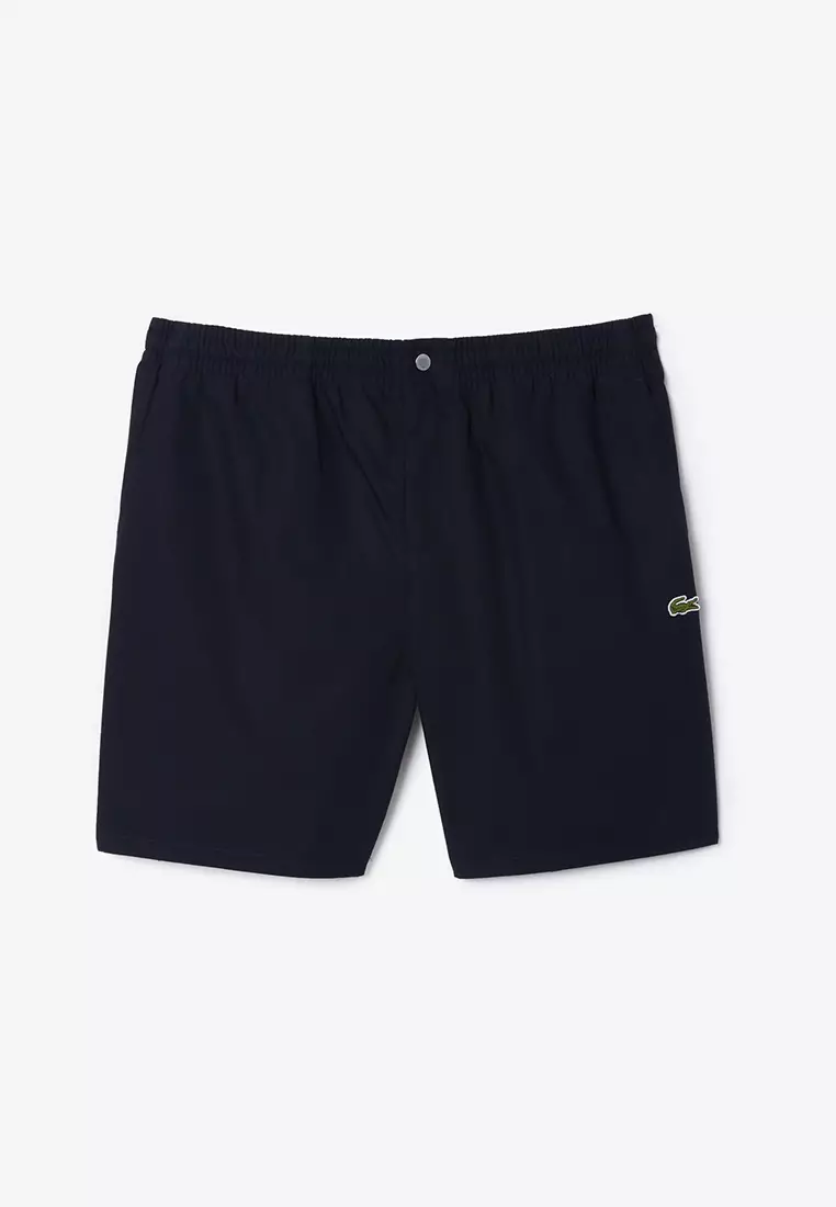 Relaxed Fit Cotton Poplin Elasticated Shorts