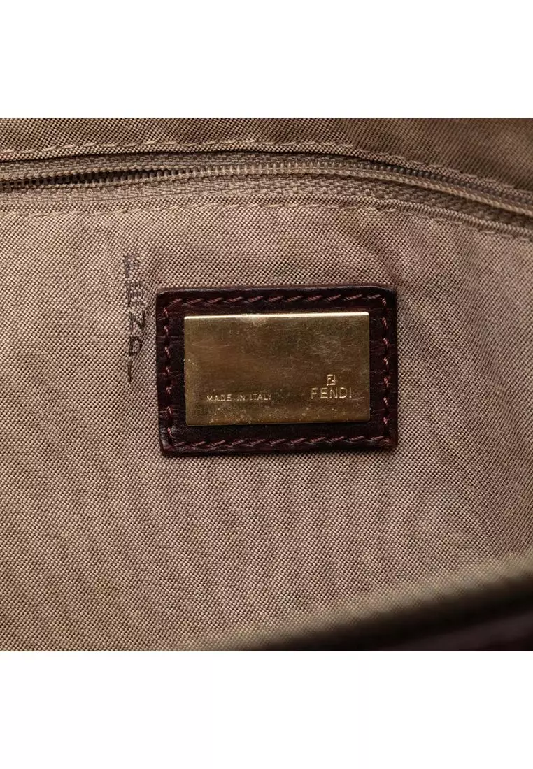 Pre-Loved Fendi Zucchino Canvas Tote