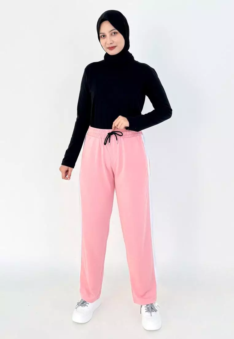 Yura Sweatpants (Celana Panjang Training Olahraga) Pink