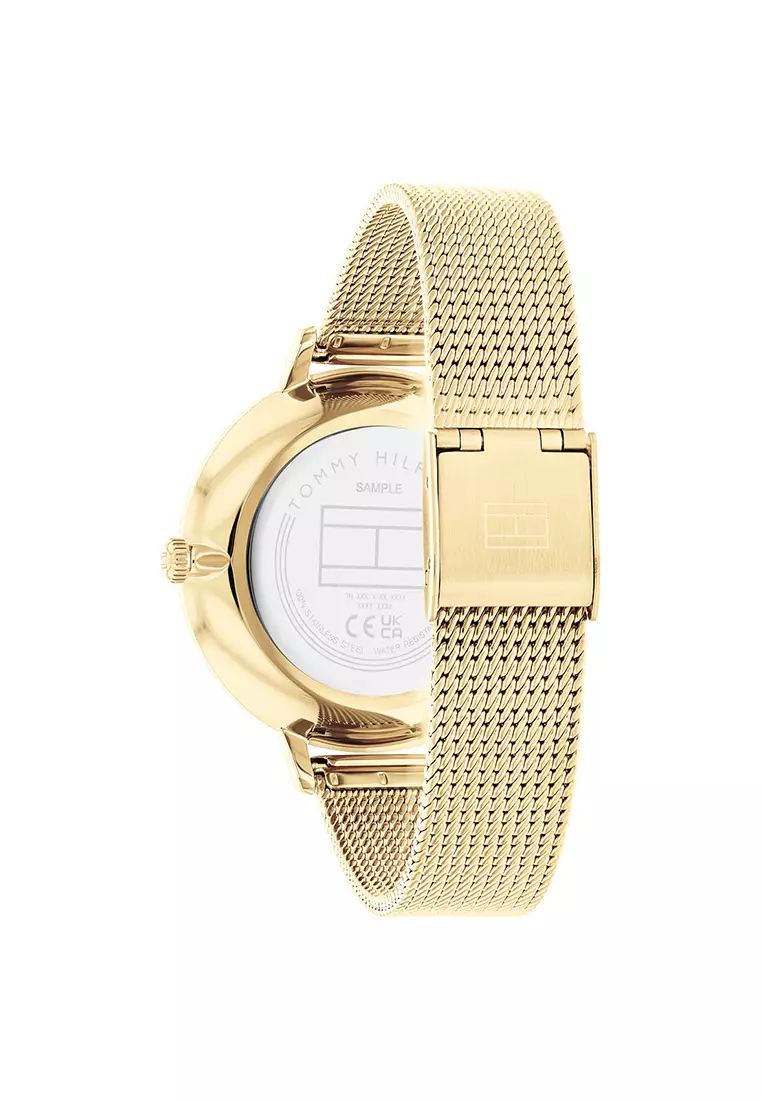 Buy Tommy Hilfiger Watches Women's Gold Steel Mesh Bracelet and
