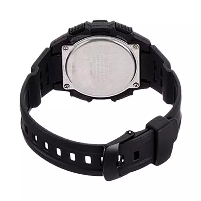 Jam Tangan Pria Casio General AEQ-110W-1A2VDF AEQ110 AEQ-110W Digital Analog Dial Black Resin Band