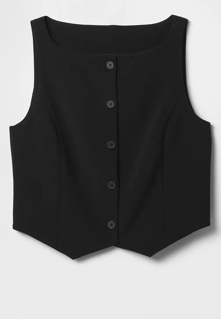 High Neck Vest - Bistretch