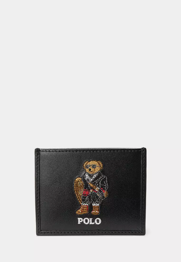 Buy Polo Ralph Lauren Polo Bear Leather Card Case 2025 Online | ZALORA