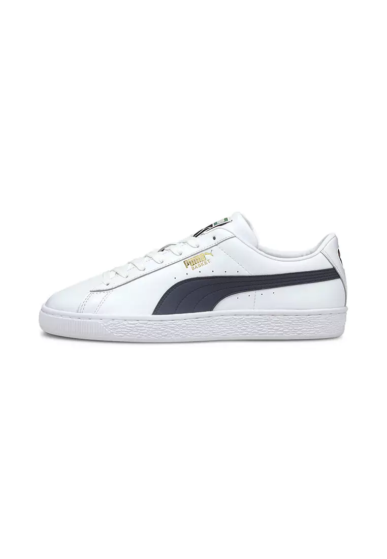 Womens puma basket classic white trainers outlet