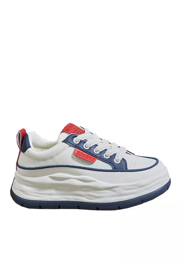 Color block shoes 90s top