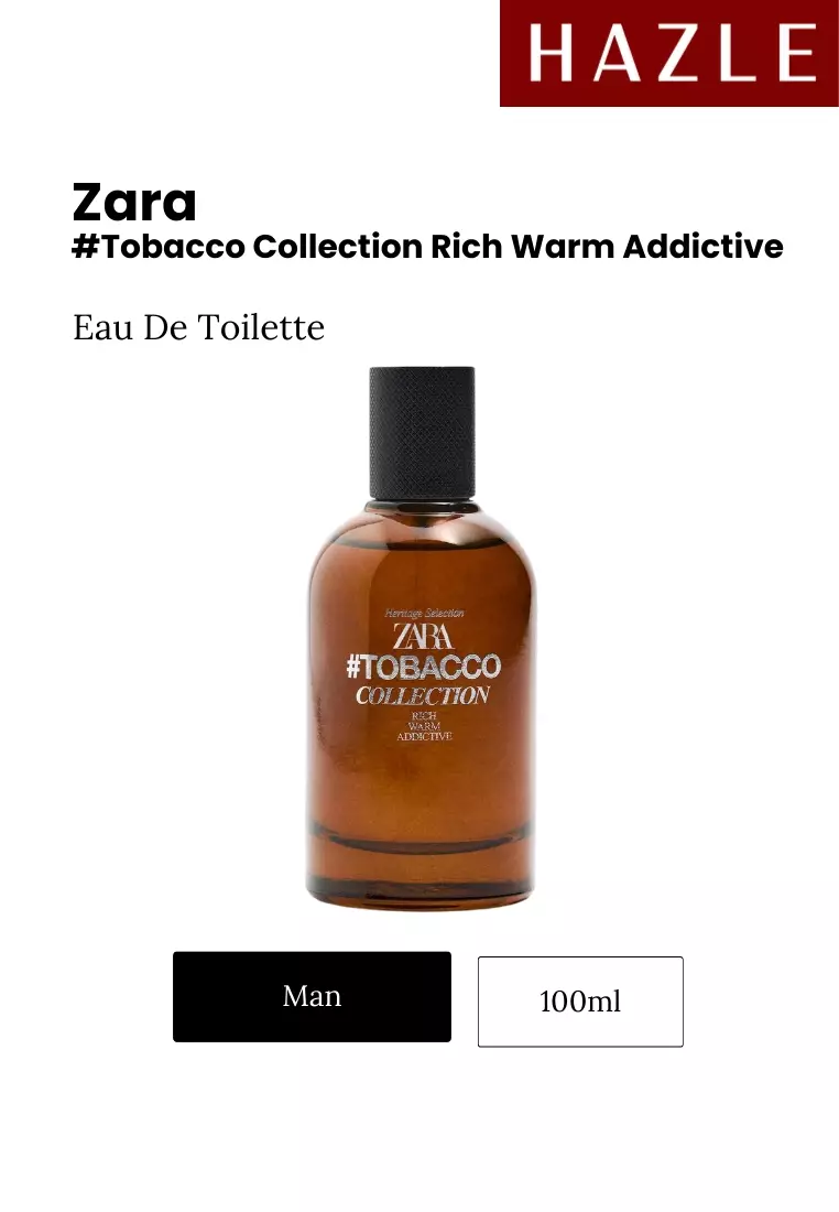 Zara Man #Tobacco Collection Rich Warm Addictive EDT 100 ml
