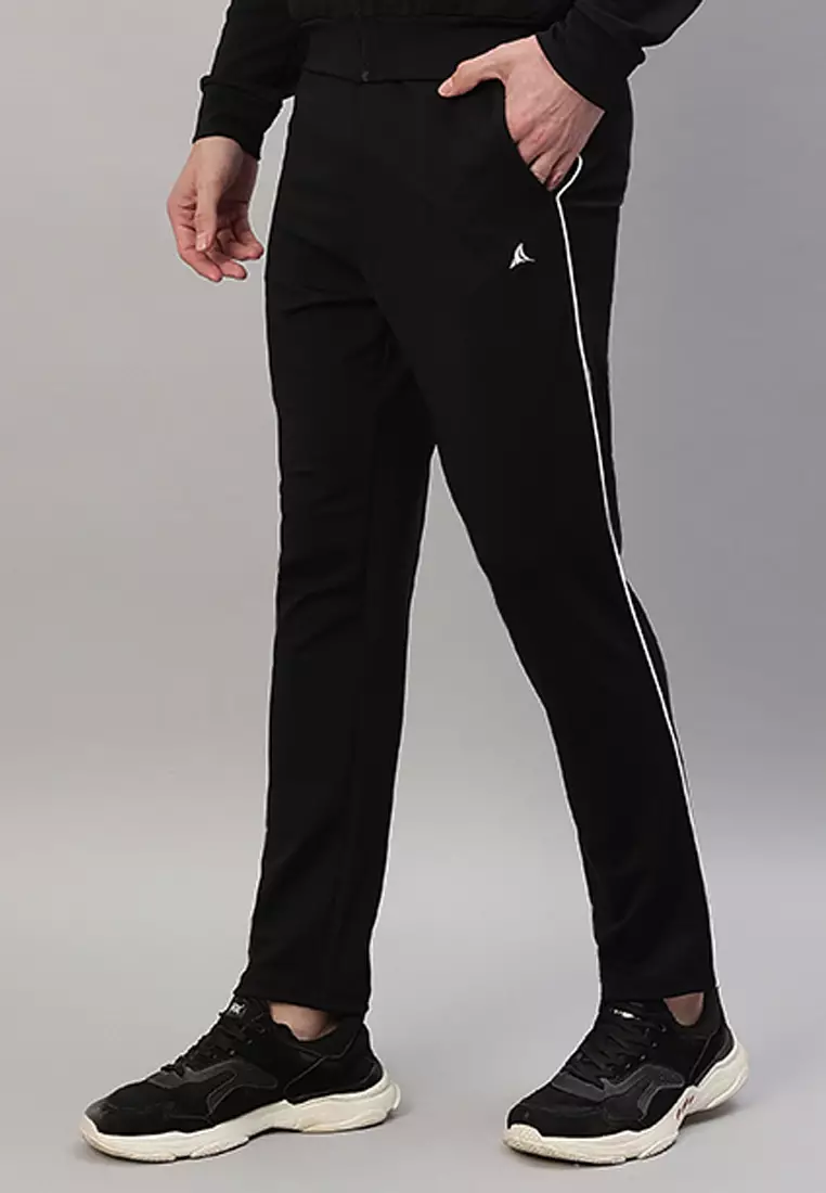 Buy Fitleasure Designer Men's Black Training Designer Track Jogger