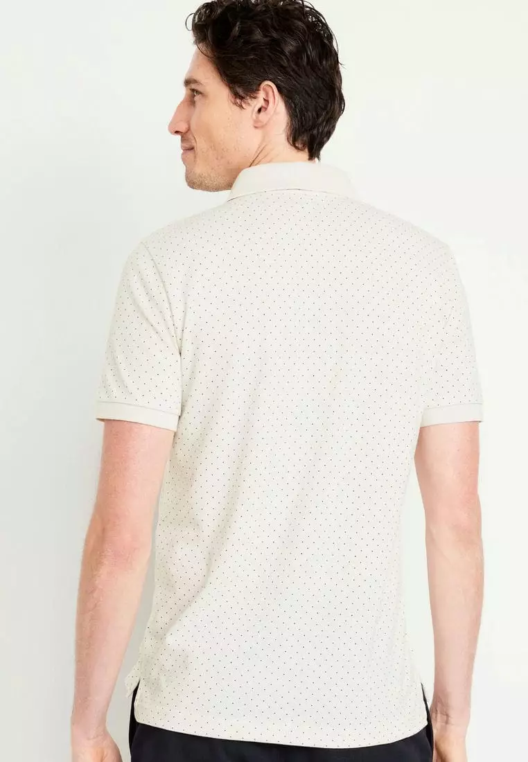 Classic Fit Pique Polo For Men