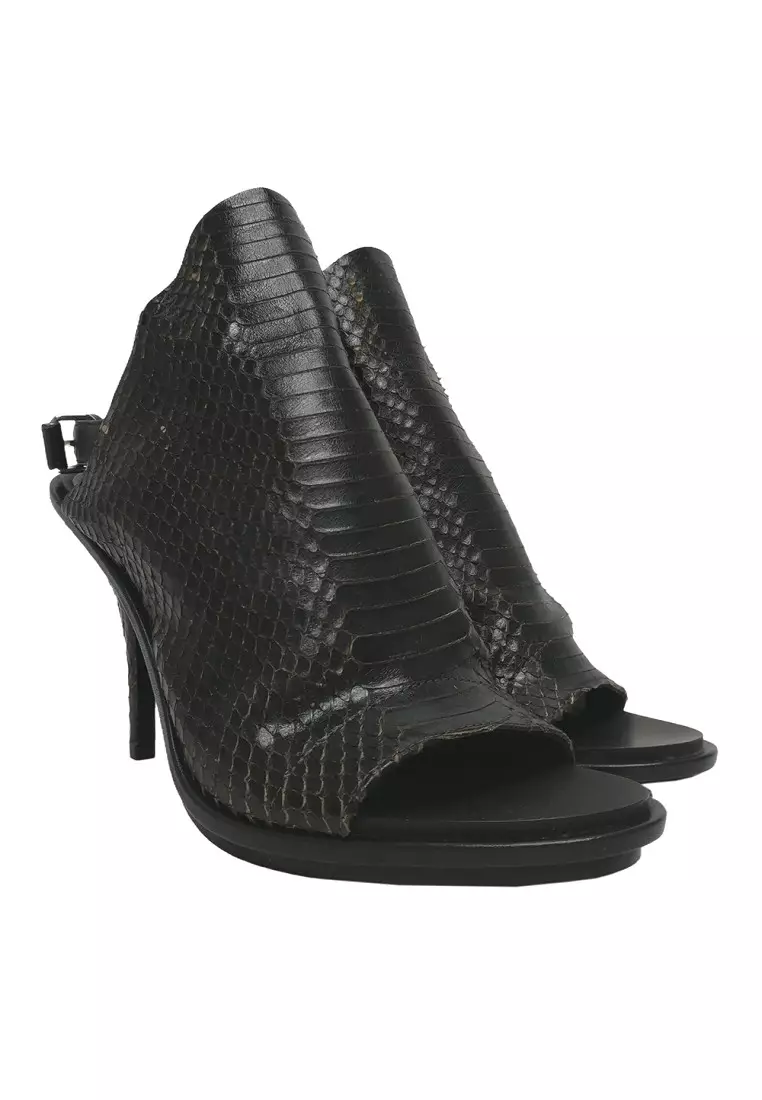 二手 Balenciaga 女士棕色高跟鞋 - O1-292935-WAN21-5162-35.5