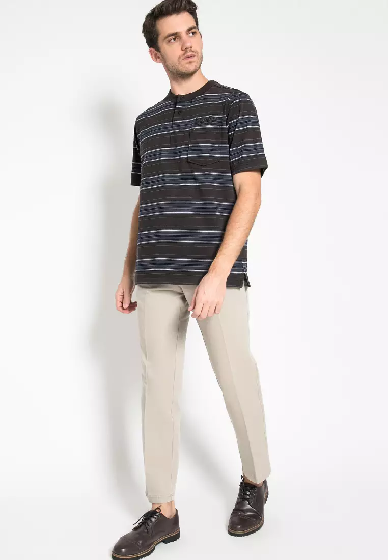 LGS - Celana Panjang Casual Pria Chinos Krem CCT.500.027.006.C