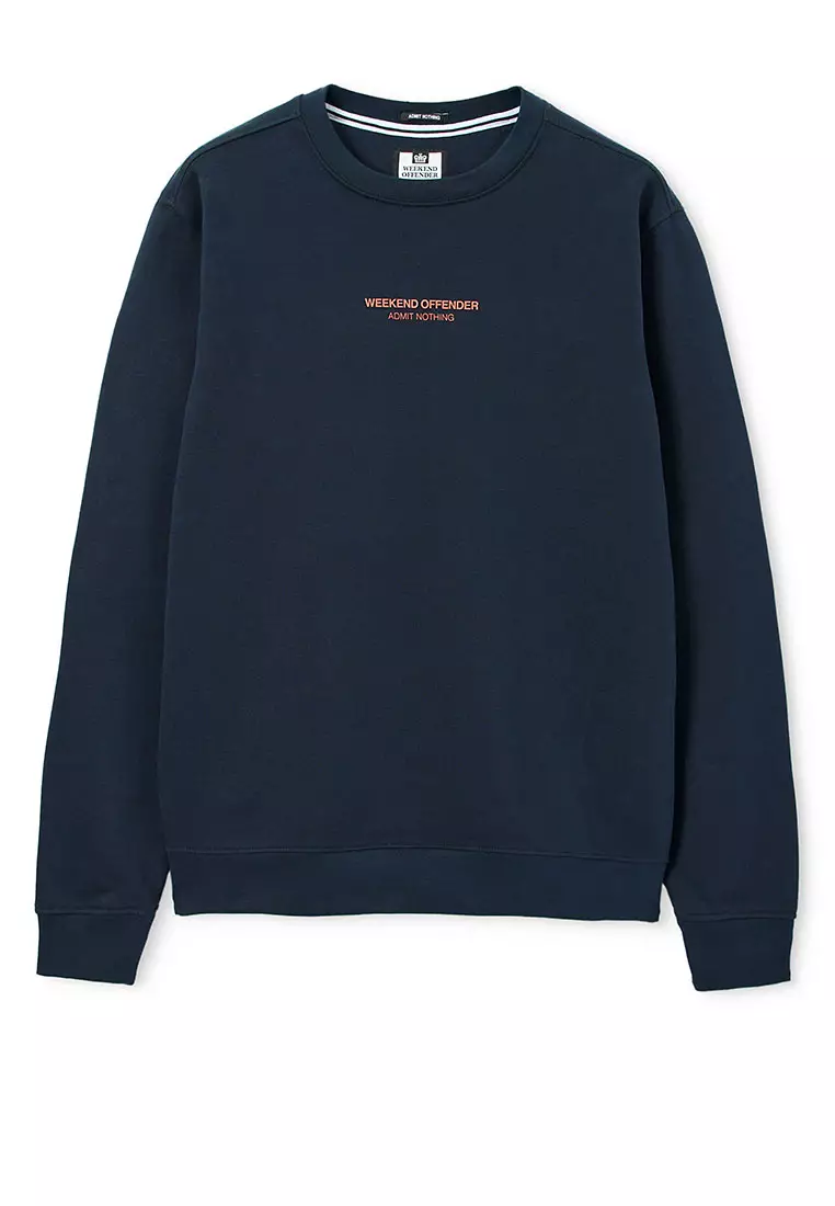 MENS NAVY/SUNSET RAVAL WOAN SWEATSHIRT