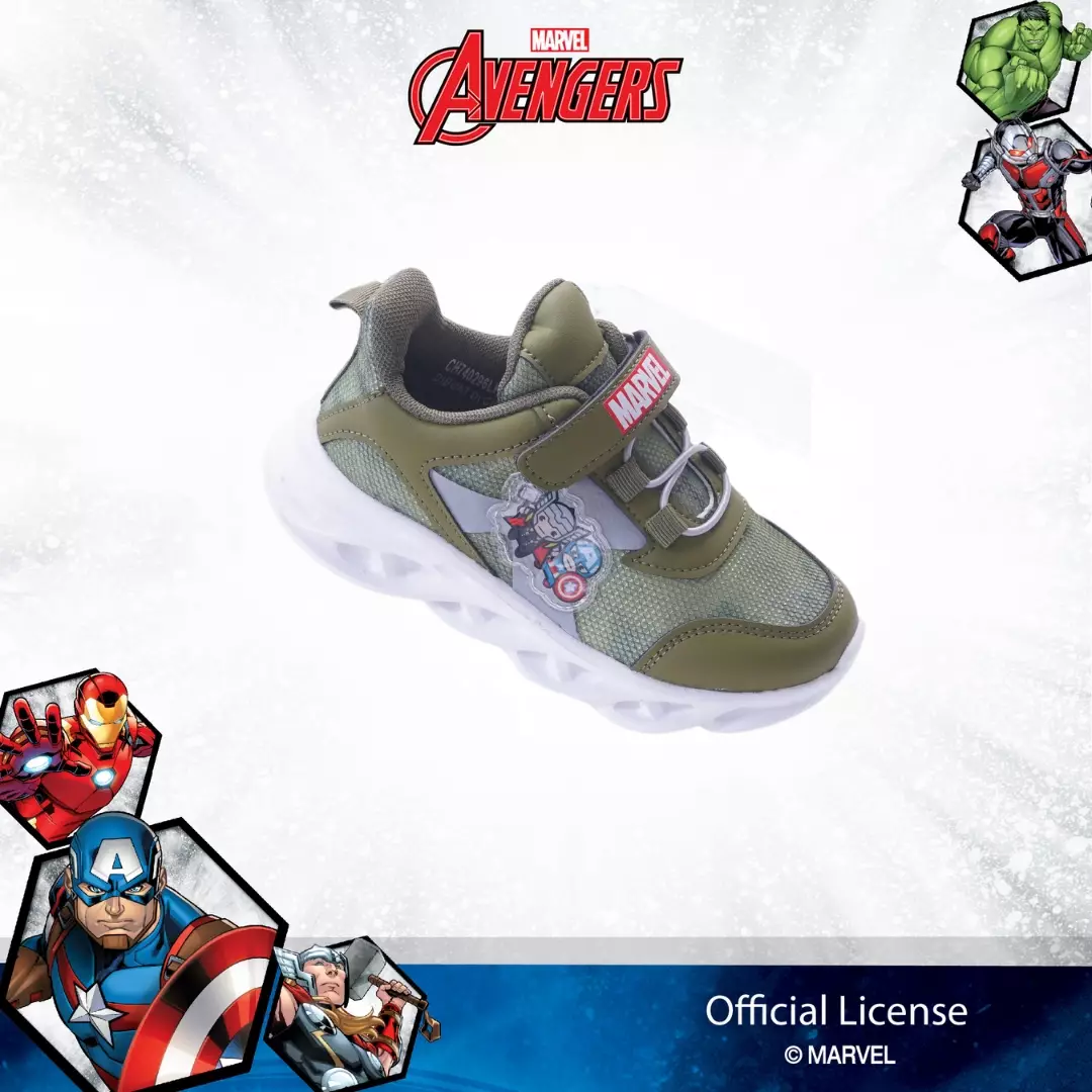 AVANGERS - SEPATU Sneakers ANAK LAKI CH740296LK - HIJAU CYPRESS