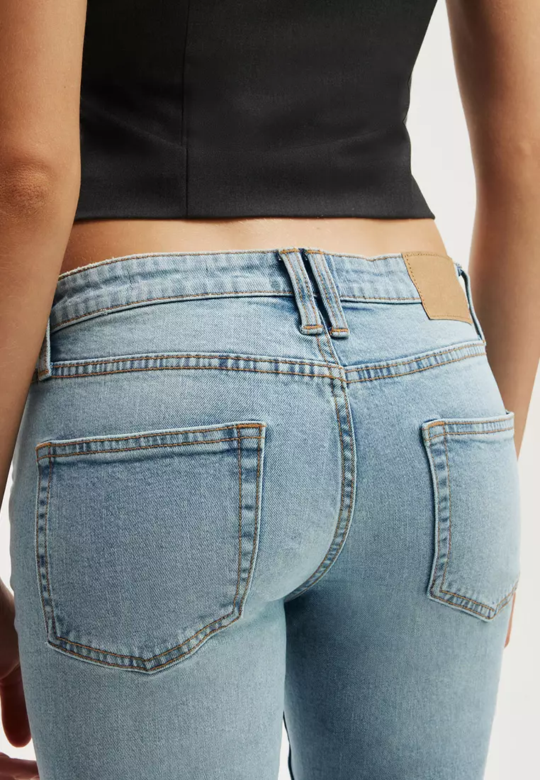 Low Rise Bootcut Jeans
