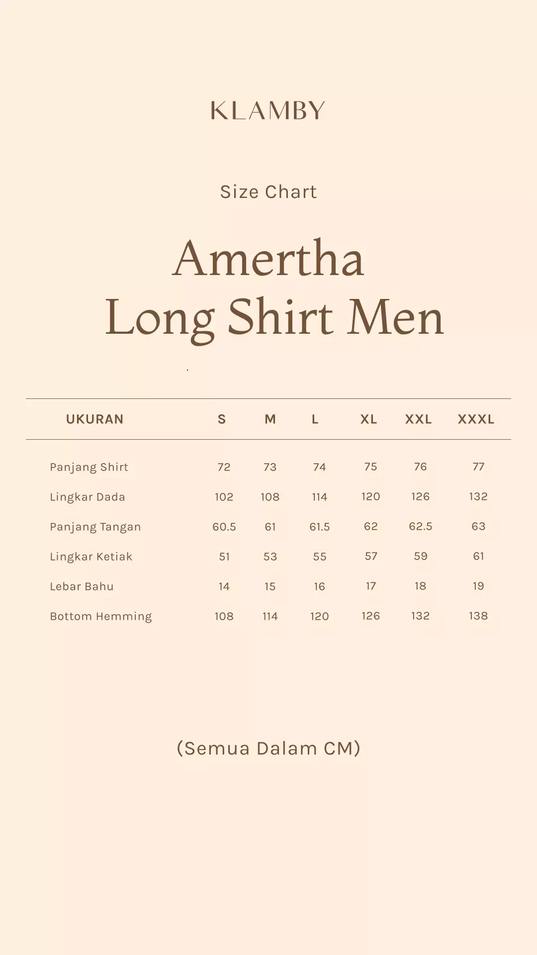 Klamby - Amertha Long Shirt Men Serunaya