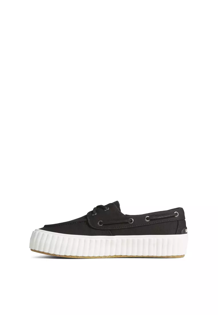 All black sperry shoes store
