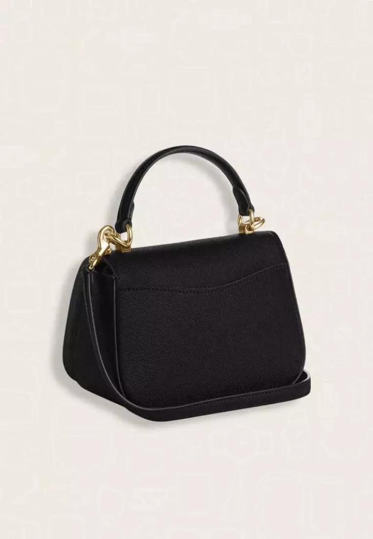 Coach Lysa Top Handle Bag Black