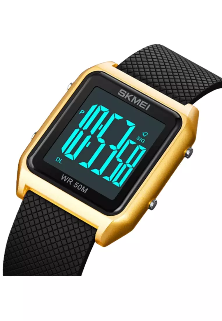 Jam Tangan Pria Digital Waterproof Many Function Strap Tali Material Silicone IR20 ORIGINAL