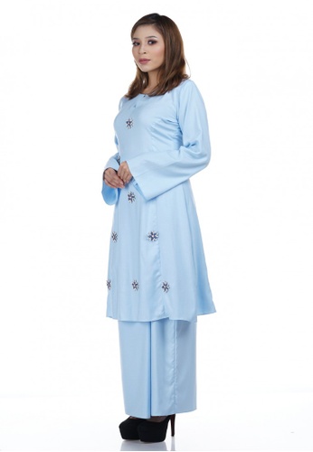 Buy Tihany Kurung from NOVEMBERMATE in Blue only 249