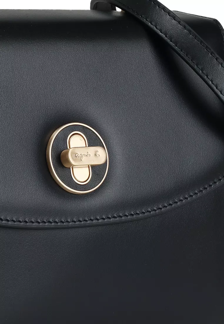 バッグ Agnes b. real leather design hand bag Agnes b. real leather design hand bag